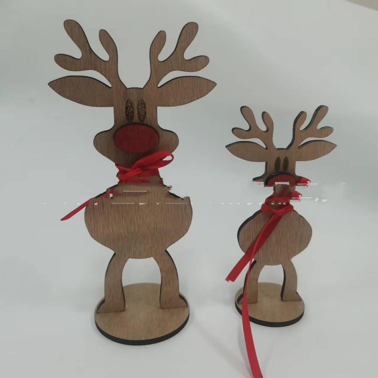 Elk Reindeer Family Christmas Ornament Decoration - Minihomy