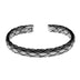 Vintage Twist Hand-woven Silver Bracelet Men And Women