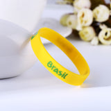 Qatar World Cup Football Silicone Bracelet Sports Wristband