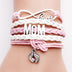 Hand-woven Infinite Love Mom Foot Bracelet - Minihomy