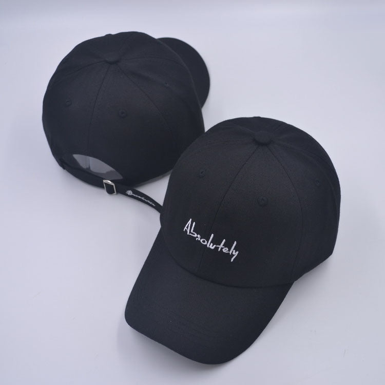 Three Bar Baseball Cap Men's Soft Top Casual