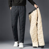 Men's Padded Cotton Trousers With Cashmere - Minihomy