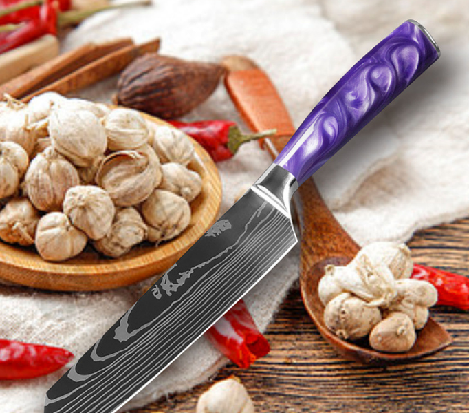 Creative Home Purple Fruit And Vegetable Knife - Minihomy