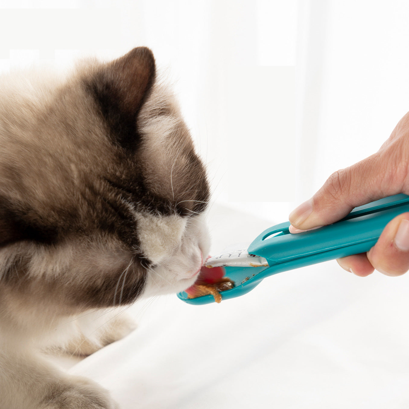 The Cat Strip Spoon Feeder Squeezes Snack - Minihomy