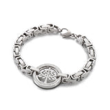 Titanium Diamond Hollow Tree Of Life Ladies Fashion Bracelet