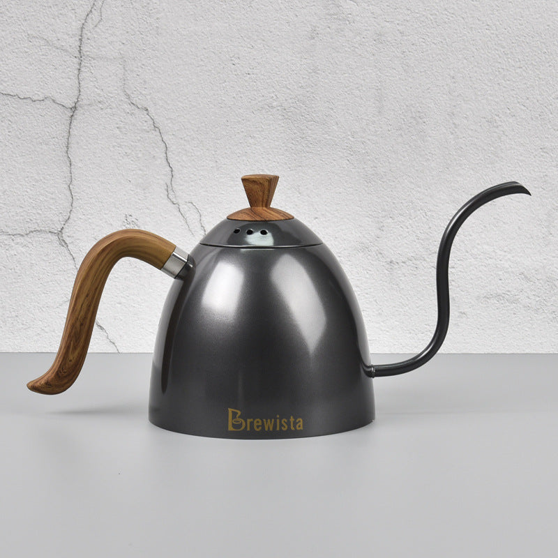 Stainless Steel Hand-brewed Coffee Jug With Slender Mouth