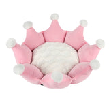 Removable And Washable Autumn And Winter Crown Sleeping Nest, Short Hair