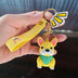 Cartoon French Fighting Dog Car Keychain