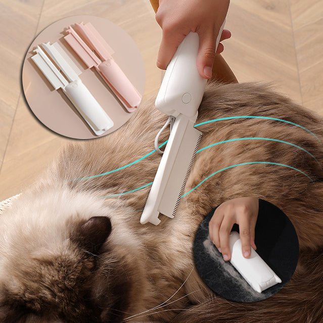 Pet Groomer Pet Hair Removal Brush Cat Grooming Brush Dog Cat Massage Epilator To Remove Floating Hair Cat Hair Dog Pet Supplies - Minihomy