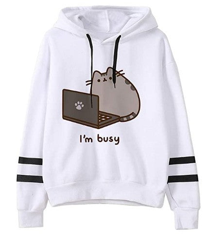 Fleece Hoodie - Loose Casual Hoodie - Minihomy