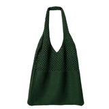 Knitted Retro Shoulder Bag Portable Large-capacity Tote