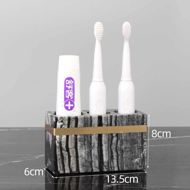 Marble Light Luxury Bathroom Wash Set Simple Five-piece Set