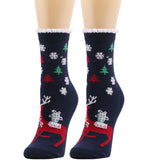 Autumn And Winter Plush Socks Christmas Socks Women's - Minihomy