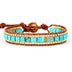 Imperial Stone Hand-woven Leather Bracelet - Minihomy