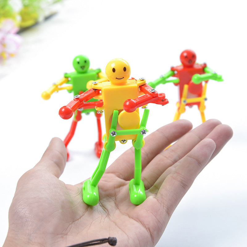 Clockwork Dancing Robot Clockwork Gymnastics Creative Small Toys