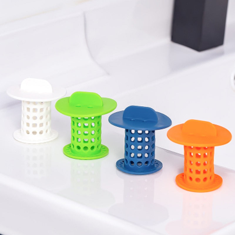 Kitchen Bathroom Anti-clogging Plastic Sink Filter Water Plug Floor Drain - Minihomy