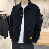 Men's Casual Clothes Autumn Coat Men Autumn Tooling Jacket Men - Minihomy