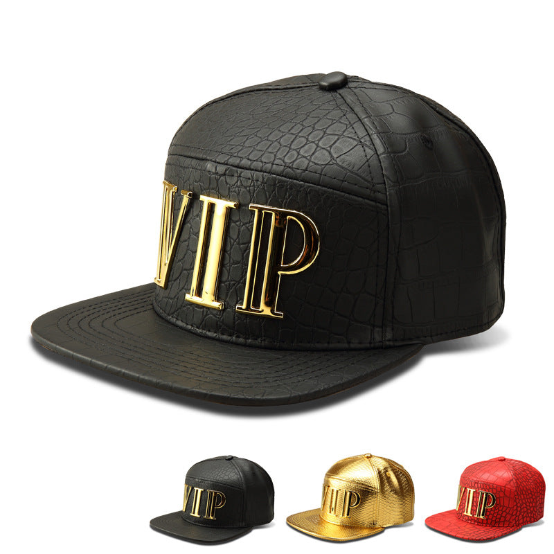 Letter Vip Tide Flat-edge Hipster Hip-hop Hat