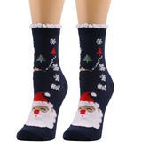 Autumn And Winter Plush Socks Christmas Socks Women's - Minihomy