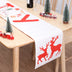 Christmas Table Flag Double Printing Snowman Table Mat - Minihomy