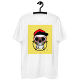 Skull With Hat Short Sleeve T-shirt New Fashion