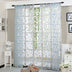 Window Tulle Curtains Bedroom Living Room Balcony Flowers Printed Tulip Sun-shading Translucent Curtain