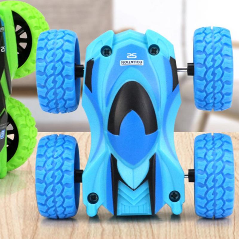 Kids Toy Car Fun Double-Side Vehicle Inertia Safety Crashworthiness and Fall Resistance Shatter-Proof Model for Child - Minihomy