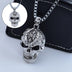 Evil Skull Necklace Metal  Pendant Trendy  Man and Women Punk Jewelry - Minihomy