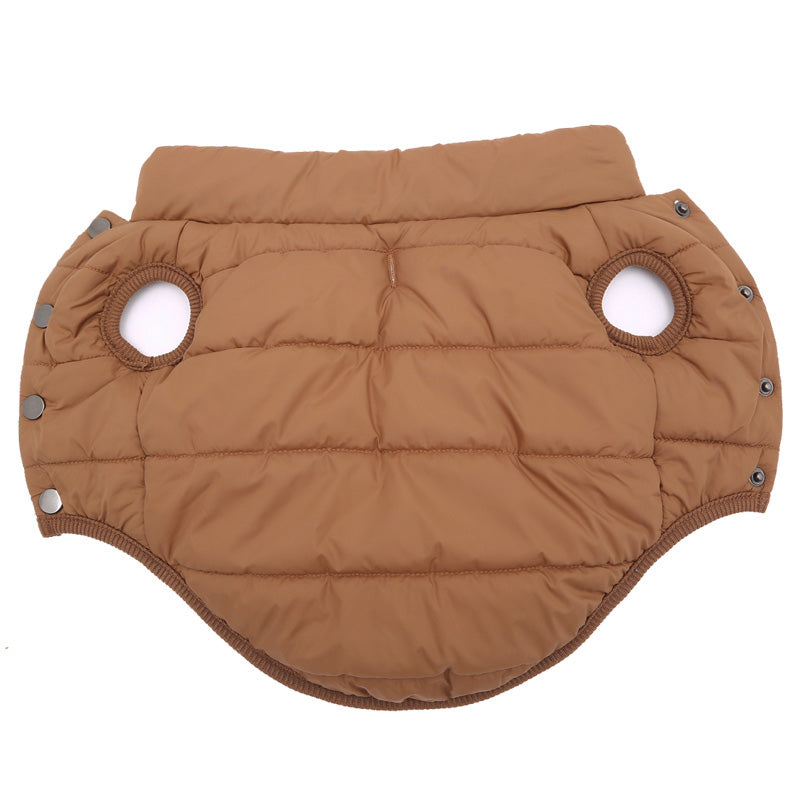 Clothes For Small Large Dogs Winter Chrismtas Dog Vest Jacket Warm Fleece Pet Coat Chihuahua Pug French Bulldog Clothing Outfits - Minihomy