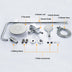 DQOK Thermostatic Shower Faucet Chrome  Bathroom  Shower Mixer Set Waterfall Rain Shower System Bathtub Faucet Taps