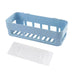 Shower Caddy Plastic Drain Rack Multi Wall-Mounted Purpose Bathroom Storage Organizer Supplies