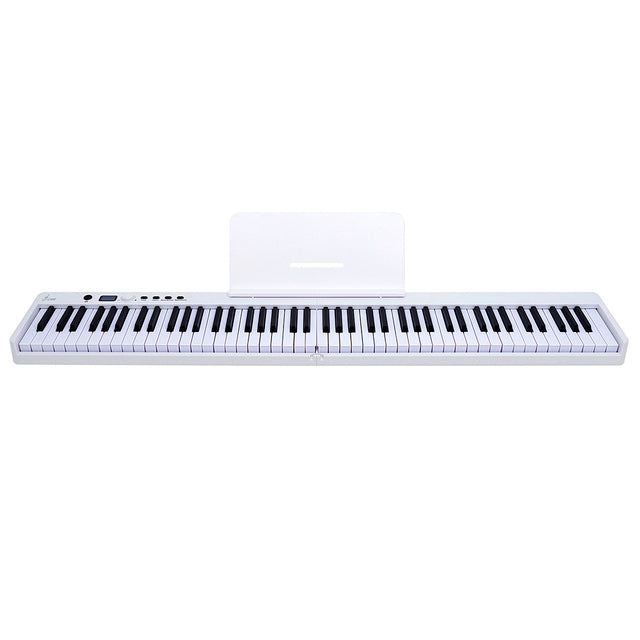 88 Keys Portable Folding Electronic Piano with Dual Speaker and Bluetooth for Beginner Professional Electronic Music Piano - Minihomy