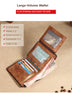 Genuine Leather Men Wallet Small Mini Card Holder Male Wallet Pocket Retro purse High Quality - Minihomy