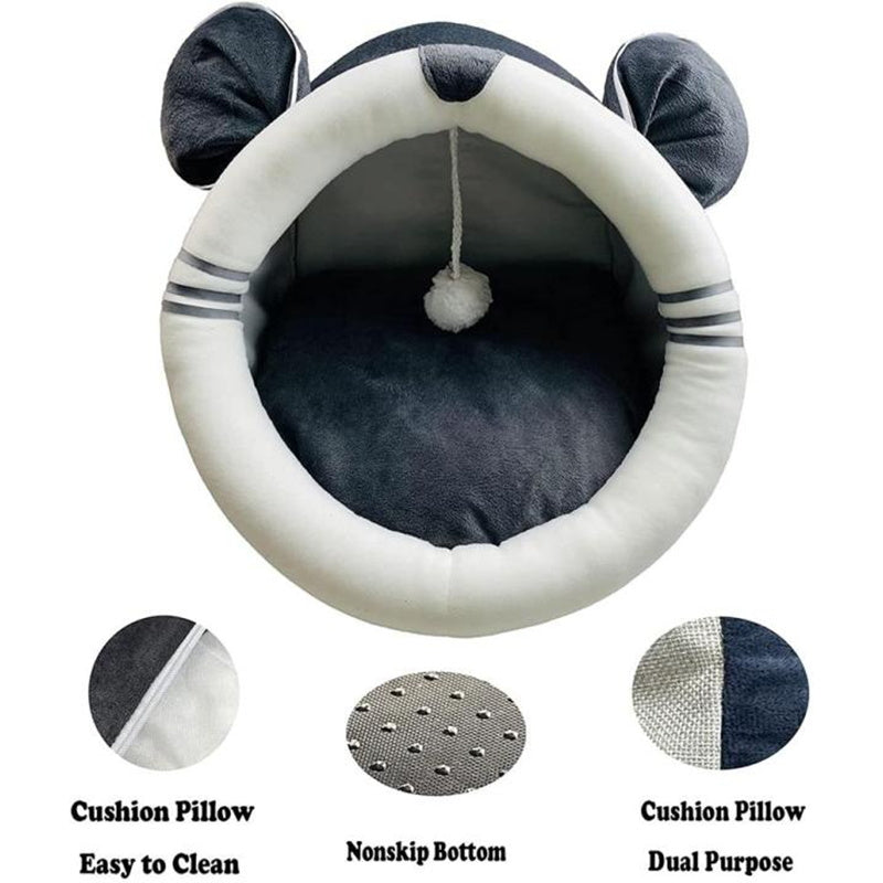 Warm Soft Cat Bed Winter Warm House Cave Pet Dog Soft Nest Kennel Kitten Bed House Sleeping Bag for Small Medium Dogs Supplies