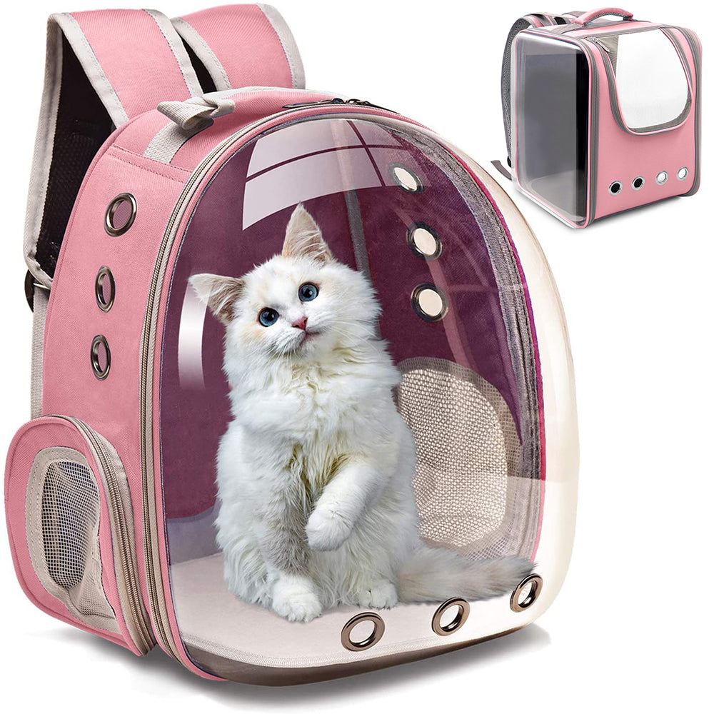 Backpack Travel Space Capsule Cage Pet Transport Bag Carrying For Cats and Dogs - Minihomy