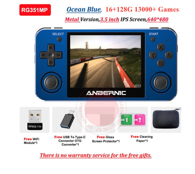 ANBERNIC RG351MP Metal Retro Handheld Game Console - Minihomy