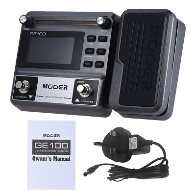 MOOER GE100 Guitar Multi-effects Processor Effect Pedal with Loop Recording and High Brightness LCD Display - Minihomy