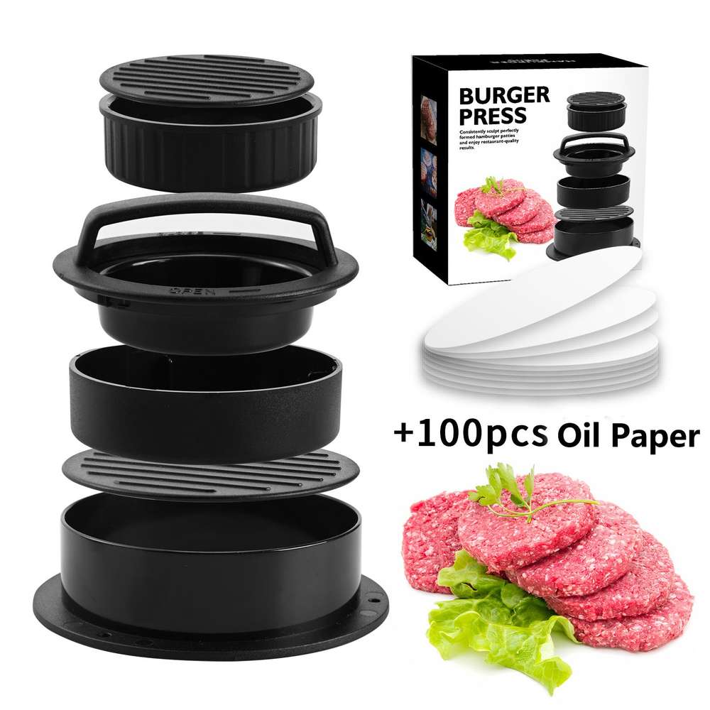 Hamburger Press Round Shape Nonstick Chef Cutlets - Minihomy