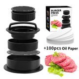 Hamburger Press Round Shape Nonstick Chef Cutlets