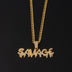 Necklace With Tennis Chain Choker Hip Hop Jewelry for Men
