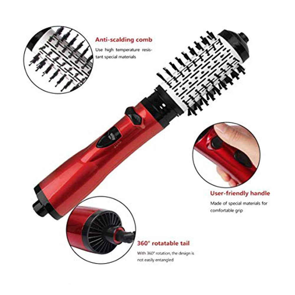 Multifunction Hot Hair Comb Hair Dryer and Volumizer Rotating Roller Brush